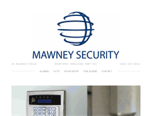 Tablet Screenshot of mawneysecurity.co.uk